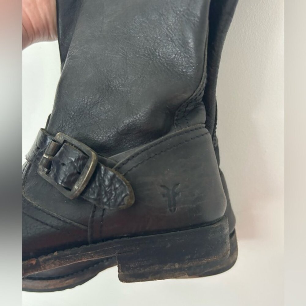 Frye Veronica Slouch Boot, Black, Size 7.5 - Picture 2 of 12